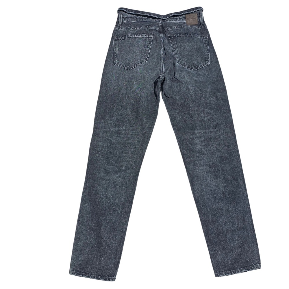 Jean Atelier Flip Gray Wash Denim Jeans Relaxed Fit 100% Cotton Pants - Picture 3 of 6